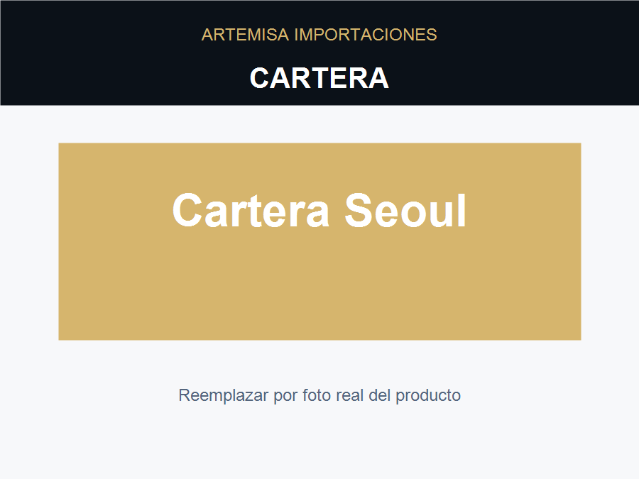 Cartera Seoul Mini Beige